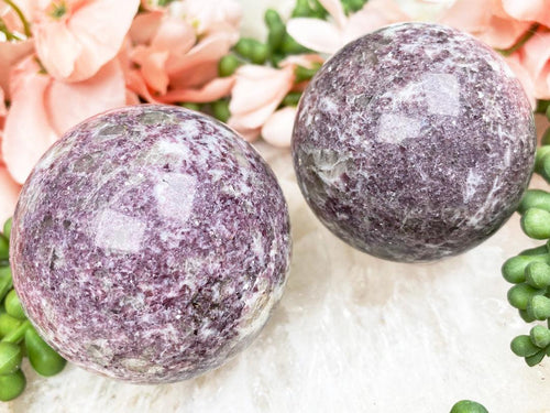 white-purple-lepidolite-sphere