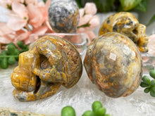 Load image into Gallery: Contempo Crystals - yellow-crazy-lace-agate-skull - Image 7
