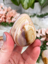 Load image into Gallery: Contempo Crystals - yellow-pink-polychrome-jasper-egg - Image 6